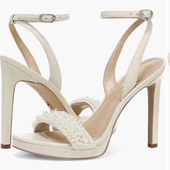 Sam Edelman  Rhinestone Ankle Strap Sandal  9.5M - Picture 9 of 10